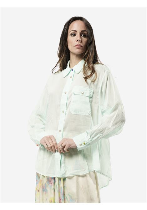 Camicia cotton silk voile over FORTE FORTE | Camicie | 12109BISMYSHIRT5104